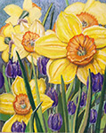 Daffodils and Miniature Tulips