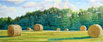 Hay Bales - Diptych